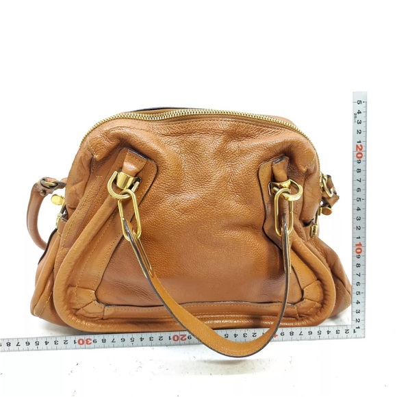 Chloe Paratay Brown Leather Handbag - Picture 3 of 12